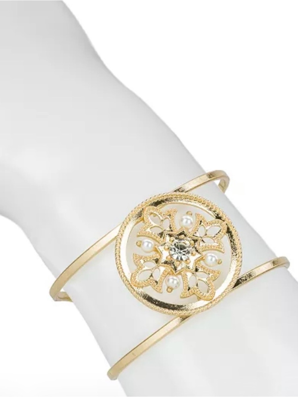 Patricia Nash Goldtone Cuff Bracelet - Picture 2 of 11